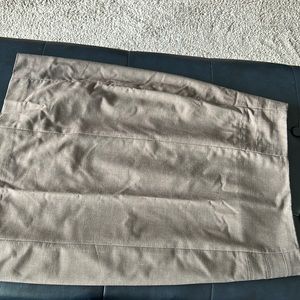 Brown pencil skirt